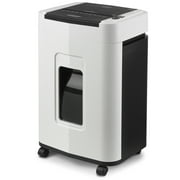 Aurora High Security 150-Sheet Auto Feed Micro-Cut Paper and Credit Card Shredder with 6.3 Gallon Pullout Basket / 60 Minutes/Security Level P-4, White