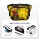 thumbnail image 5 of Fotbe Cactus Flowers Cangurera Cuadrada con Estampado de Doble Capa, Bolsa de Cintura Ajustable Mini para Hombres y Mujeres, 5 of 9