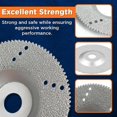 thumbnail image 2 of Grinder Porcelain Cutting Disc Grinder Porcelain Saw Blade 100mm 2pcs Circular, 2 of 5