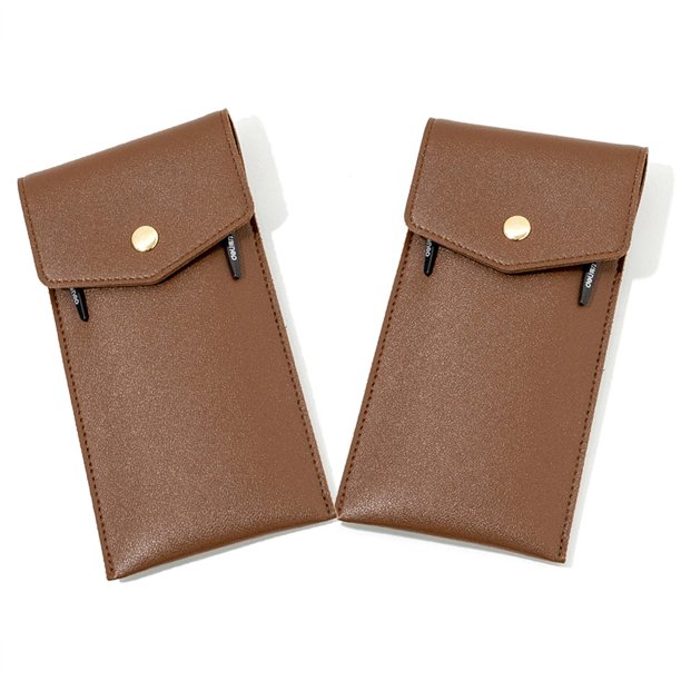 XWSHYW Herramientas para El Hogar Estuche para Bolígrafos de Gran Capacidad, de Cuero, de 2 Piezas, Personalizado, para Negocios, Firmas de Cuero, para Guardar Bolígrafos, Bolsa de Papelería Portátil