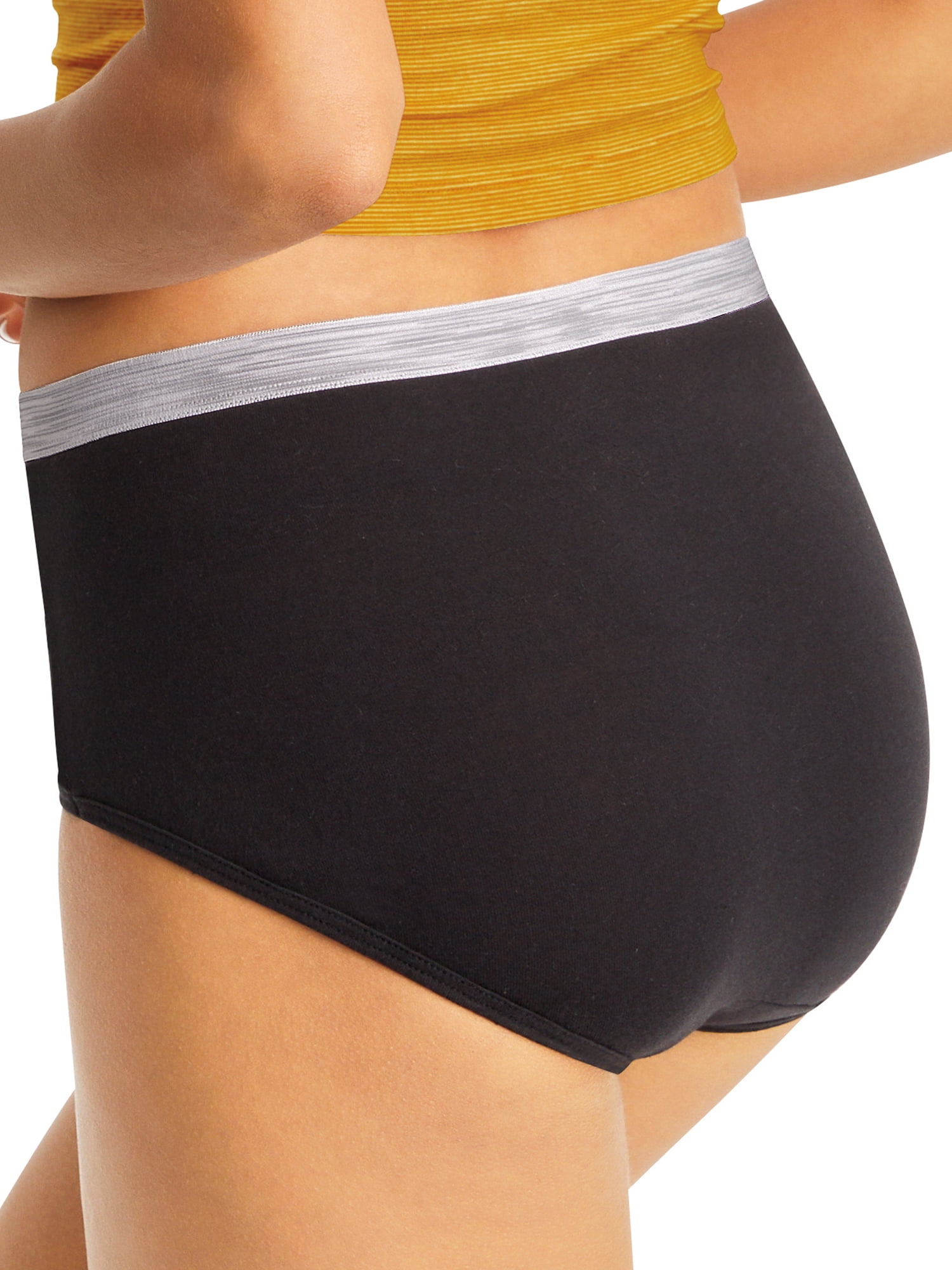 Hanes Women's SUPER VALUE Sporty Cotton Brief Underwear, 6+3 Bonus Pack