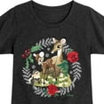 thumbnail image 3 of Disney Bambi - Christmas - Family In The Forest - Toddler & Youth Girls Short Sleeve Graphic T-Shirt, 3 of 5