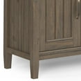 thumbnail image 4 of Simpli Home Lev SOLID WOOD 72 inch Wide Contemporary TV Media Stand in Smoky Brown For TVs up to 80 inches, 4 of 13