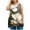 Blouses-Bronze, variant on Gamivast Womens Tank Tops Plus Size Pastel Floral Print Round Neck Sleeveless Loose Fit Comfy Blouses Everyday Casual Outfits