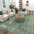 thumbnail image 4 of ZENELESS Area Rugs for Living Room,6x9 Green Foldable Washable Rugs, Contemporary Non-Slip Non Shedding Accent Carpet, 4 of 7