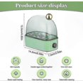 thumbnail image 5 of Compact Electric Egg Cooker for 2 Eggs, Steamer with Soft, Medium, Hard Boiling Options, 5 of 5