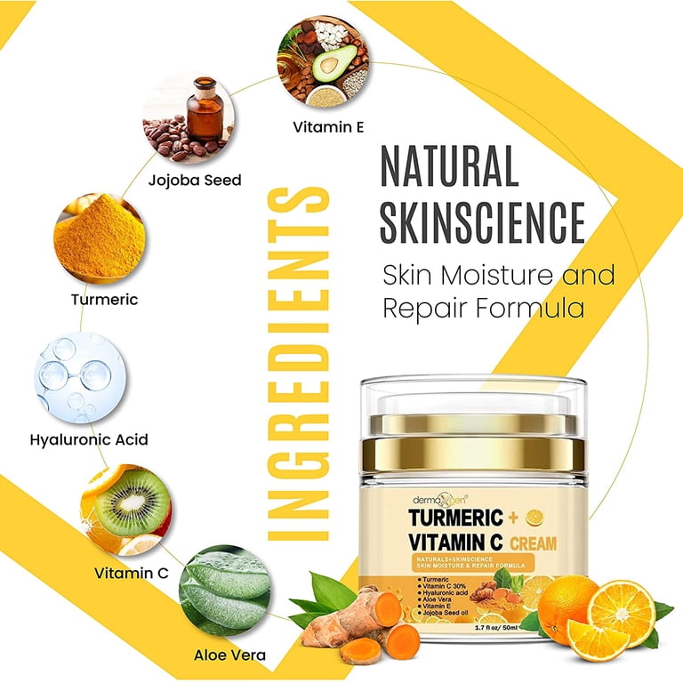 Dermaxgen Turmeric Vitamin C Booster Cream, Hydrating Face