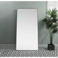 thumbnail image 3 of Elegant Decor Metal Frame Rectangle Full Length Mirror 36x72 Inch in Silver, 3 of 11