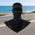 thumbnail image 2 of Summer Sun UV Protection Neck Gaiter Face Clothing Neck Gaiter Mask Scarf Sunscreen Breathable Bandana Black One Size, 2 of 3