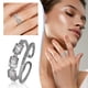thumbnail image 2 of Mujeres Moda Anillo Abierto Anillos Ajustable Cubic Zirconia Promesa Anillos para Ella Regalos para todos los días Anillos de desgaste, 2 of 7