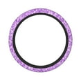 thumbnail image 2 of Kll Car Steering Wheel Cover, Universal 15 Inch, Soft Elastic And Comfortable,Car Accessories Decorations-Lilac Glittering, 2 of 7