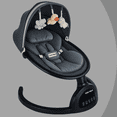 thumbnail image 3 of P@B PBell Baby Swings for Infants, Infant Swing, 3 Seat Positions, 5 Point Harness Belt, 5 Speeds and Remote Control - Portable Baby Swing for Indoor and Outdoor (Black), 3 of 9