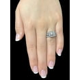 thumbnail image 5 of IGI Certified 2 Carat Diamond Engagement Ring for Women in 14k White Gold Stunningly Handcrafted Size 9 by Beverly Hills Jewelers, 5 of 9