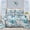 Ocean-04, variant on Davulos 3 Piece Coastal Quilt Sets Queen Size Reversible Microfiber Quilts with 2 Shams Soft Lightweight Beach Bedding Nautical Bedspread Coverlet Summer Comforter Set for All Season