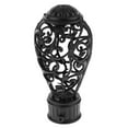 thumbnail image 1 of Window Curtain Panel Rod/Pole End Finials Heads 28mm Inner Diameter Rods -Black, 1 of 6