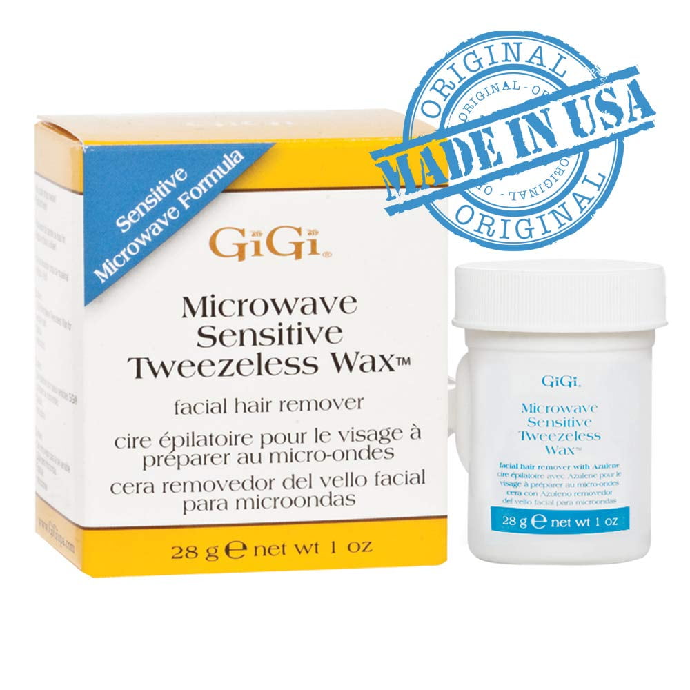 GiGi - TWEEZELESS WAX MICROWAVE(SENSITIVE) 1 OZ * BEAUTY TALK LA *