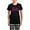 With Checker Pant, variant on CafePress - Sister Of The Bride Pajamas - Women's Short Sleeve Print T-Shirt and Pants Dark Cotton Pajama Set