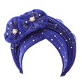thumbnail image 3 of Turbante africano Sunnimix para mujer Rojo, 3 of 5