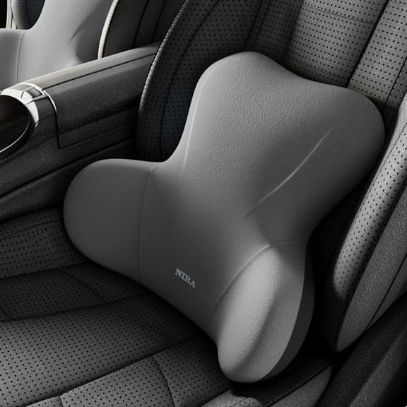 Tgbvmt Car Lumbar Support Cushion Memory Foam Ergonomic Back Support Pillow Breathable Fabric Pain Relief Reduce Fatigue for Car Driver Seat Truck Office Chair Long Driving Automotive Accessories