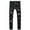 Black, variant on QHFBli Skinny Jeans for Men Men's Stretch Denim Jeans Contemporary Straight Leg Tapered Fit Comfortable Everyday Pants for Black XS