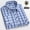 Navy, variant on Aloohaidyvio George Mens Button Down Long Sleeve Shirts Cotton Plaid Summer Casual Shirts for Men with Pockets