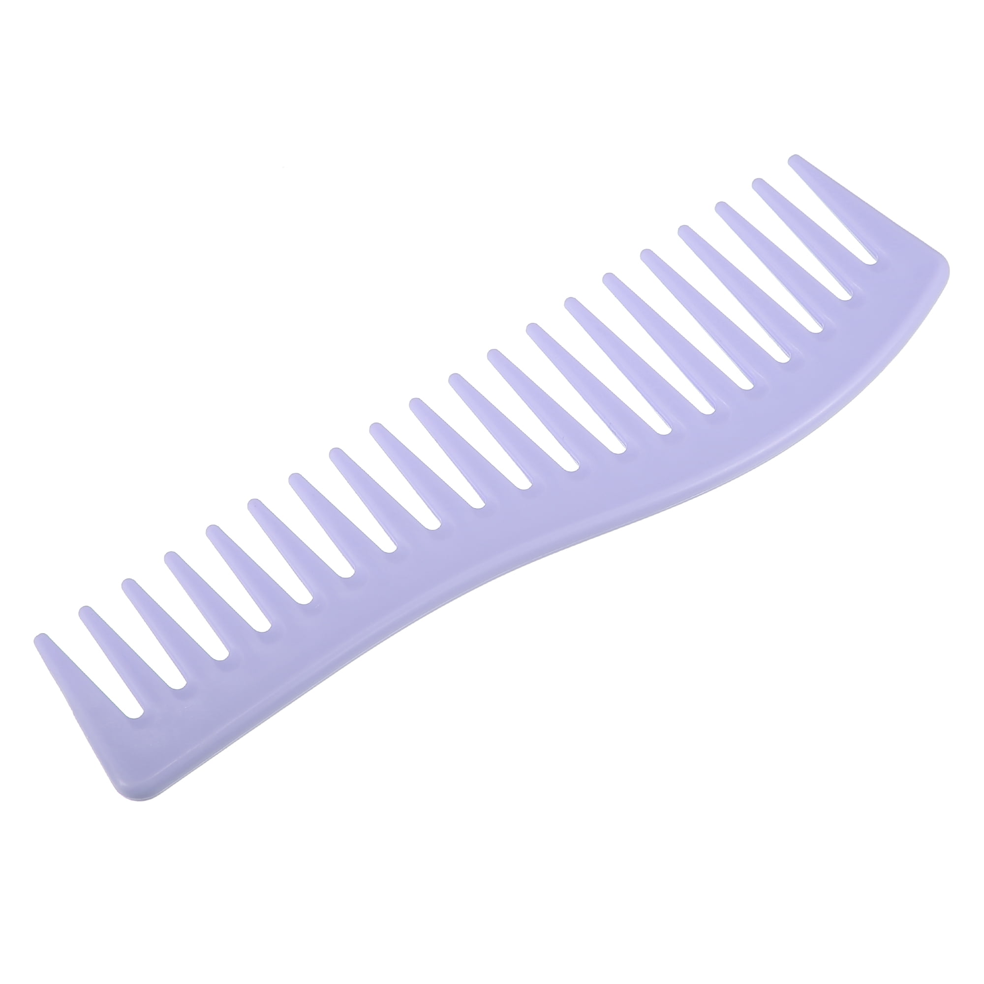 Unique Bargains Wide Tooth Hair Comb All Purpose Detangling Plastic Purple