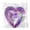 Purple, variant on Heart Wind Spinner Bird Scarer, Bright Color Decorative Bird Repeller for Lawn Orchard Farm