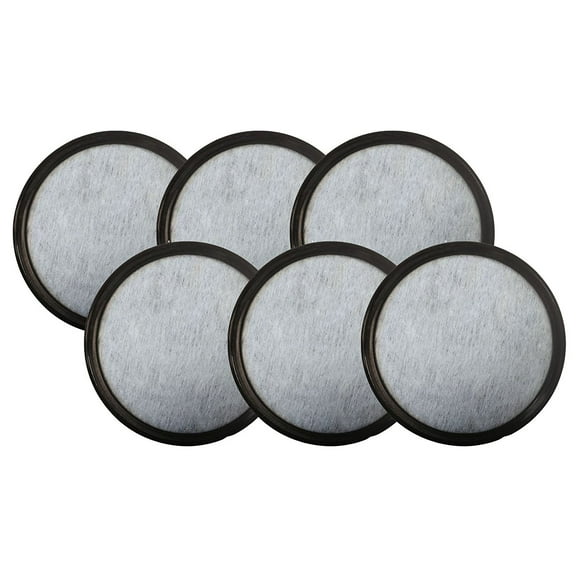 6 Pack Charcoal Water Filter Discs,Fits Mr. Coffee WFF, 113035-001-000, FWA-500