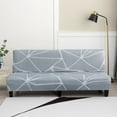 thumbnail image 1 of 2024 Stretch Futon Slipcover Armless Sofa Cover Sofa Bed Cover Furniture Protector Without Armrests Soft with Elastic Bottom, 1 of 8