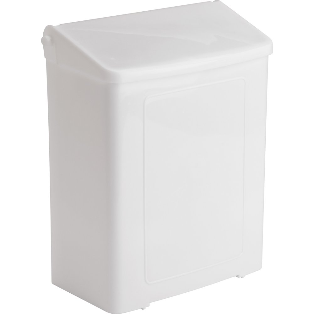SafeUse, IMP1102, Plastic Sanitary Napkin Receptacle, White Walmart