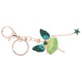 thumbnail image 3 of FLAMEEN Rhinestone Keychain, Metal Keychain Cute Angel Girl Shape For Car Hanging Pendants For Bag Decoration For Gift, 3 of 8