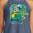 thumbnail image 3 of Alice In Wonderland - Mad Hatter Skills - Juniors High Neck Tank Top, 3 of 5