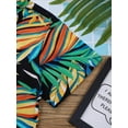 thumbnail image 5 of Sinleey Boys Hawaiian Shirts Kids Casual Vacation Aloha Print Button Down Short Sleeve Shirts Tops Type C 130, 5 of 7