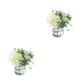 thumbnail image 3 of Naiovety 2 piezas de flores falsas de hortensia de seda de bajo mantenimiento para interiores o exteriores fáciles de limpiar y duraderas Type3 NO3, 3 of 6