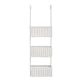 thumbnail image 2 of Southern Enterprises 38.25" White Contemporary Over the Door 3-Tier Basket Storage, 2 of 4