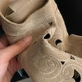 thumbnail image 5 of Hollow Out Cowboy Boots for Women Wide Calf Pointed Toe Western Cowgirl Booties Pull On Non Slip Comfortable Riding Fall Boots Brown Size 7, 5 of 6