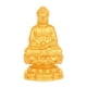 thumbnail image 2 of Estatuas de Buda de estilo chino, esculturas, figuritas de escritorio, adornos coleccionables, té oro, 2 of 9