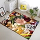 thumbnail image 2 of Jojo - Alfombra de pintura animada Área grande Negro Suave Decoración para el hogar Boho Picnic80x120cm (31x47 pulgadas)80x120cm (31x47 pulgadas) zhangmengya unisex, 2 of 2