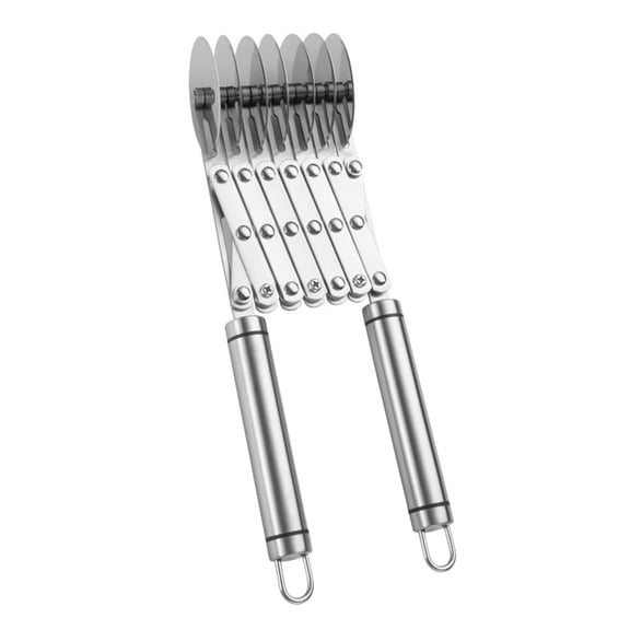 Ruanlalo 3/5/7 Wheels Dough Cutter Stainless Steel Pastry Cutter Pizza Pastry Wheel for Brownies Cookies Ergonomic Handle Amateur Pastry Tool