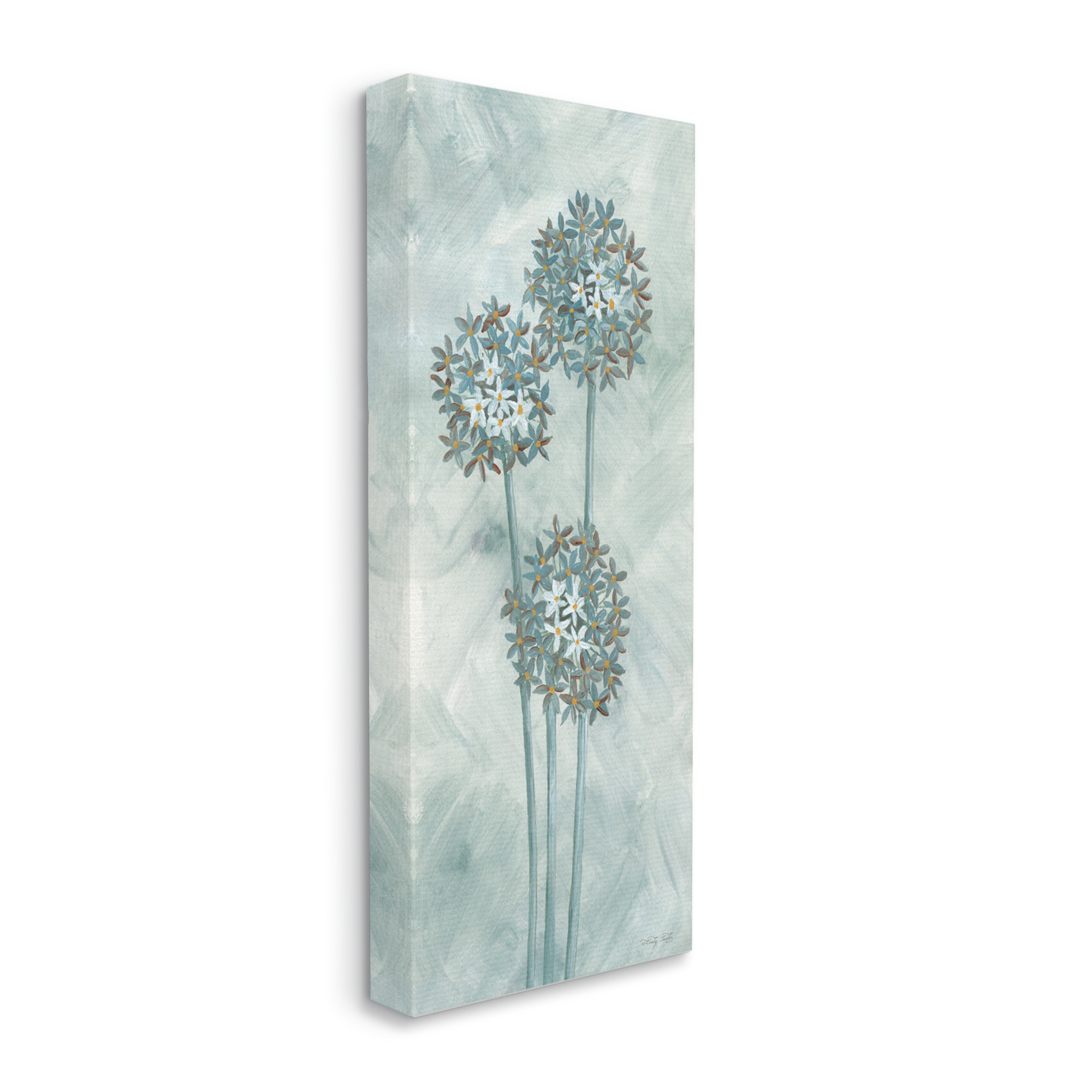 Stupell Industries Three Dandelion Sprigs Casual Floral Petals Illustration Painting Gallery Wrapped Canvas Print Wall Art, Design by Cindy Jacobs