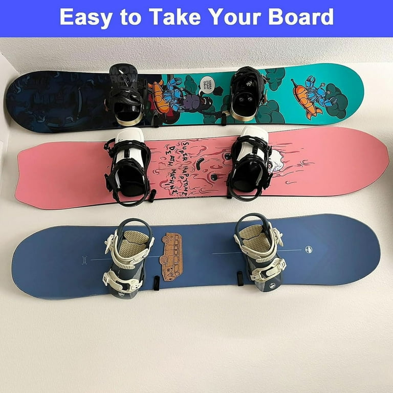 Horizontal snowboard wall mount hot sale