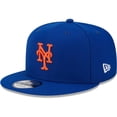 thumbnail image 1 of Gorra New Era MLB 9Fifty Team, color azul de los New York Mets, 1 of 6