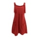 thumbnail image 2 of Vestido de Verano para Mujeres Cuello en V sin Mangas Sólido con Bolsillo de Eslinga, Vestido Casual de Moda para Diario Y Fiesta, 2 of 5