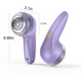 thumbnail image 3 of USB Lint Remover, 6 Stainless Steel Blade Fabric Shaver, Fuzz Remover for Clothes Bed Sheets Socks, Efficient Pilling Removal, Rechargeable, Portable, 3 of 9