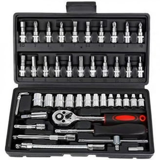 ReaS1&Beloader proセット 58 - Piece Pro Grade SAE and Metric Socket Set with Case - Walmart.com