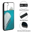 thumbnail image 2 of WIRESTER Shockproof Soft Rubber Cover Case for Samsung Galaxy S21+ Plus 6.7" 2021, White Whale Moby Dick, 2 of 5