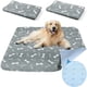 thumbnail image 5 of Methold Almohadilla para mascotas lavable ultraabsorbente de tela para perros y gatos estilo hueso gris 40*60cm Type2 NO2, 5 of 6