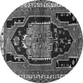 thumbnail image 1 of Ahgly Company Indoor Round Persian Gray Traditional Area Rugs, 5' Round, 1 of 1