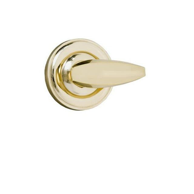 Brass Accents D07-L360D-SLP-605 Netropol Rosette Double Dummy Set Polished Brass