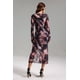 thumbnail image 3 of Vestido midi estampado Lalida con aberturas para mujer, 3 of 3